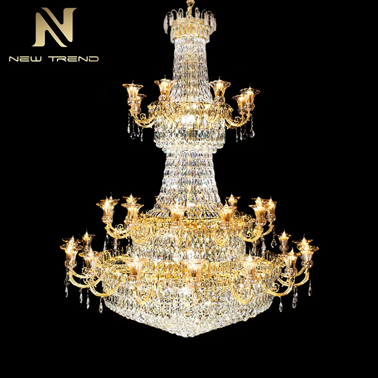 CPL-46 New Arrival Luxury Style Restaurant Hotel Lobby Decoration Crystal LED Chandelier