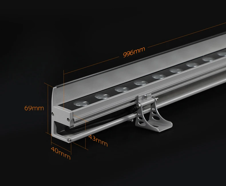 LED Facade Building Lighting - Linear Profile Projector