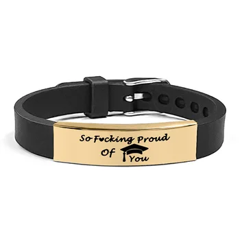 Custom Metal Wristbands with Engraved Characters for Promotions and Gifts Metal Bracelets YJEL0224