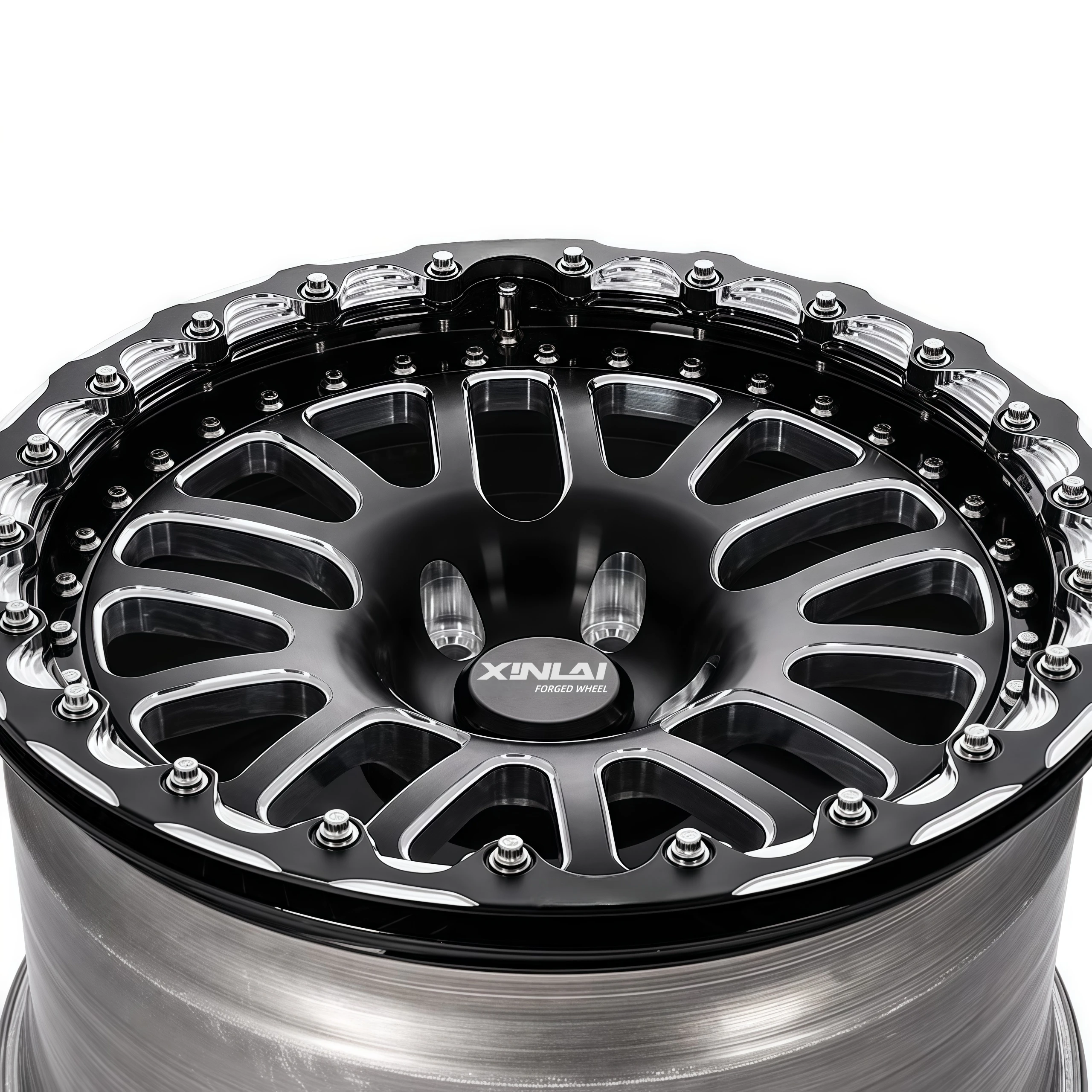 Beadlock Alloy 3-piece Wheel M2 M3 M4 M5 F20 F30 F32 F36 F40 F90 E90 E70 Offroad Wheel Rim for Huracan Aventador R8 M3 M4 - Image 3