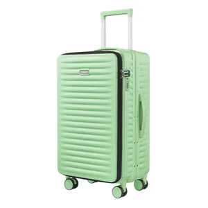 Wholesale Factory High Quality Modern Fashion Multifunctional PC Travel Suitcase Luggage  with the Lock of TSA