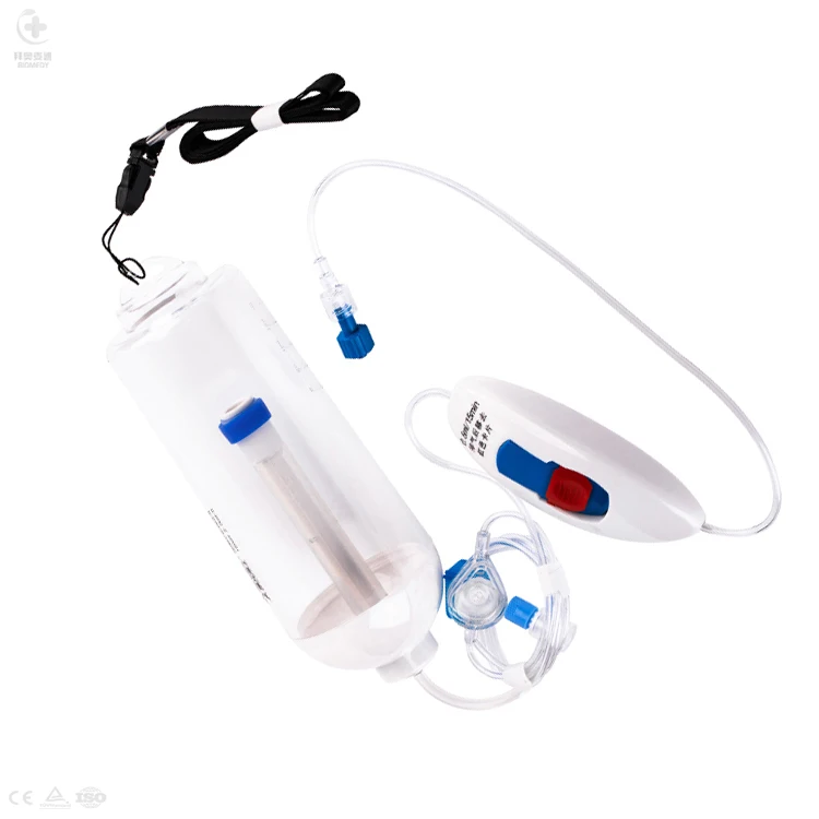 medical hospital supplies portable vacuum soft universal IV infusion syringe pump set analgesic CE ISO
