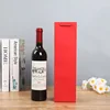 Rouge (carton rouge) ; bouteille individuelle 35x9,5x9cm