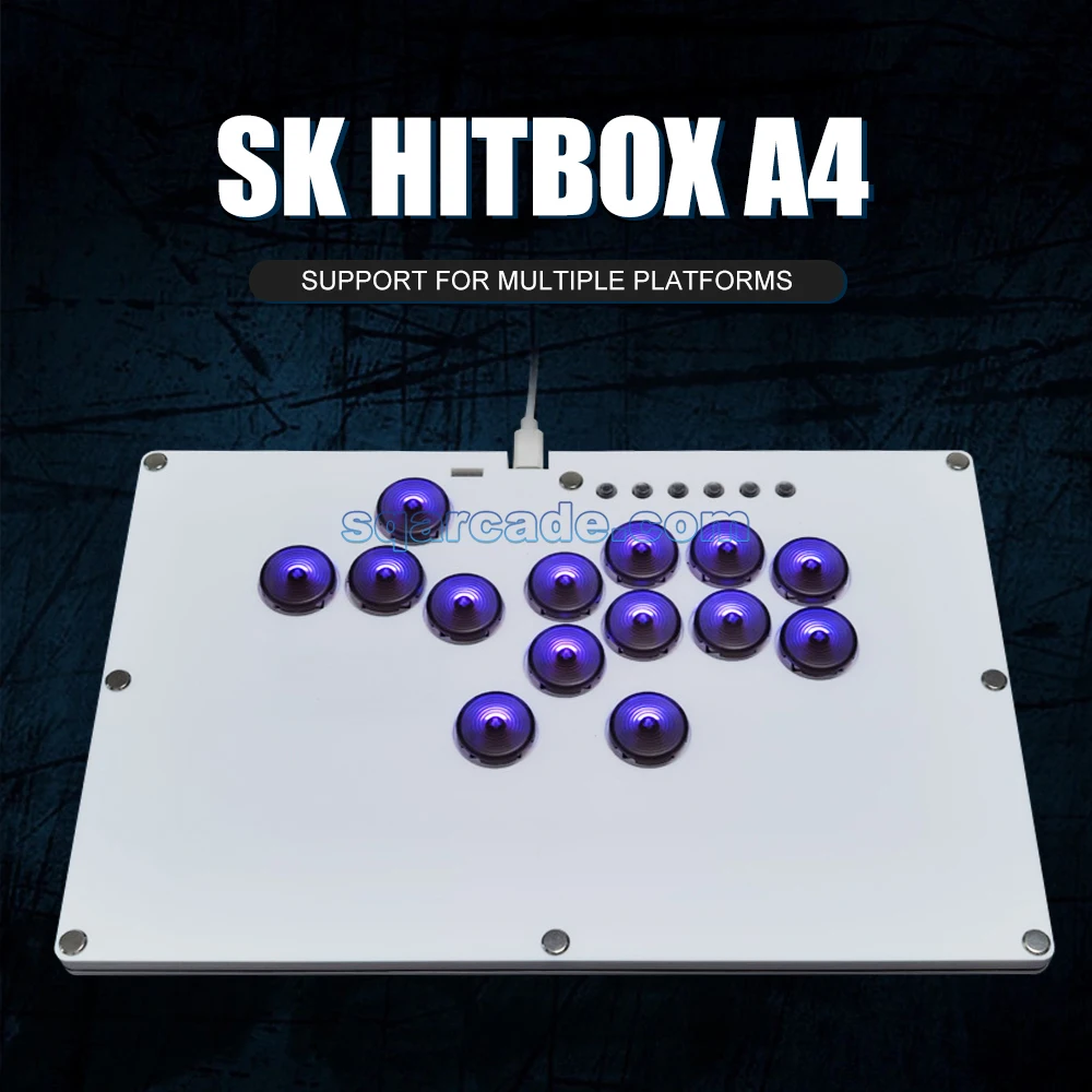Hitbox Arcade Fighting LED Hot-Swap Encoder Leverless Controller