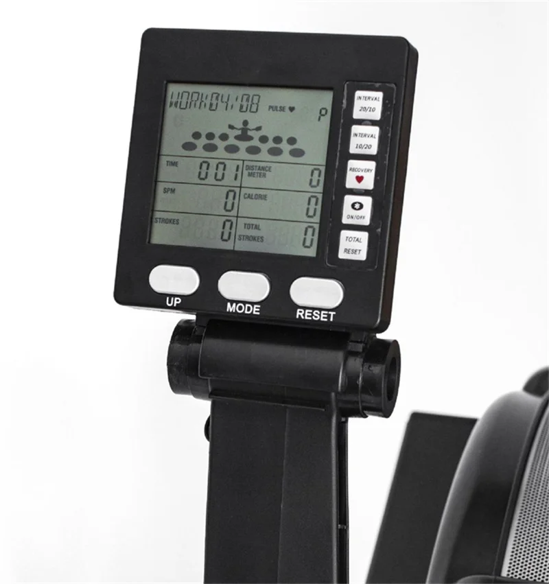 Power Training with Monitor Cardio Equipment Rowing Machine for Crossfit