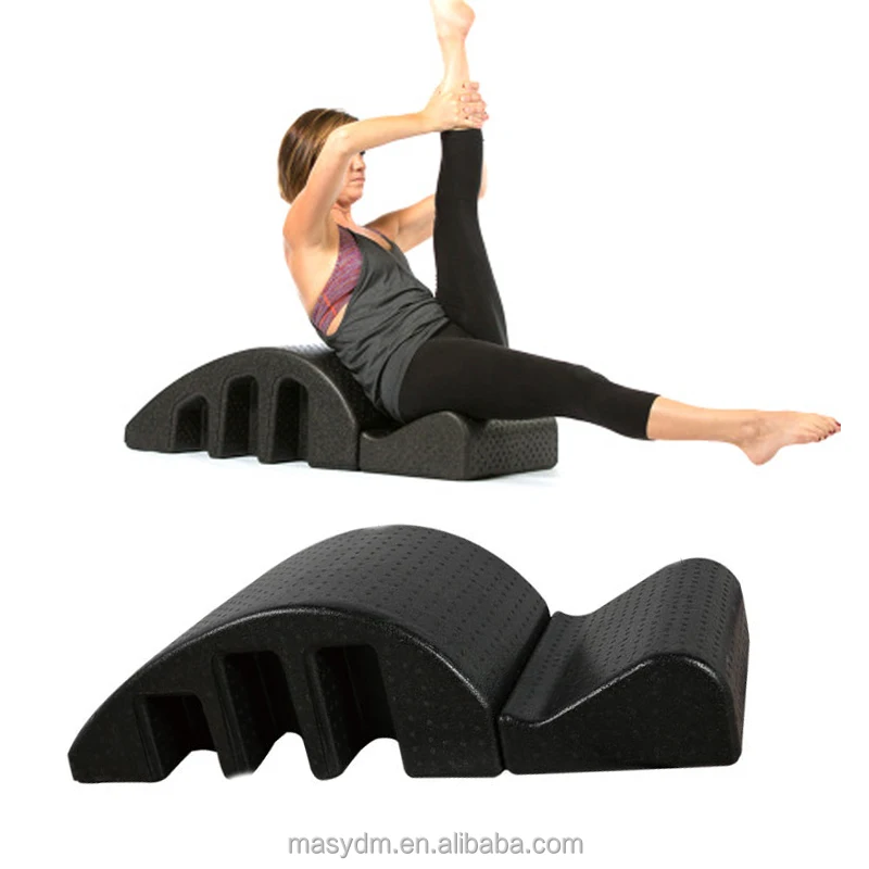 ZTGHS Correttore di Allineamento della Colonna Vertebrale di Pilates Lettino da Massaggio Curvo Ad Arco di Pola Letto Yoga Arch Roller Curva Postura Correzione Spinale Supporto Lombare
