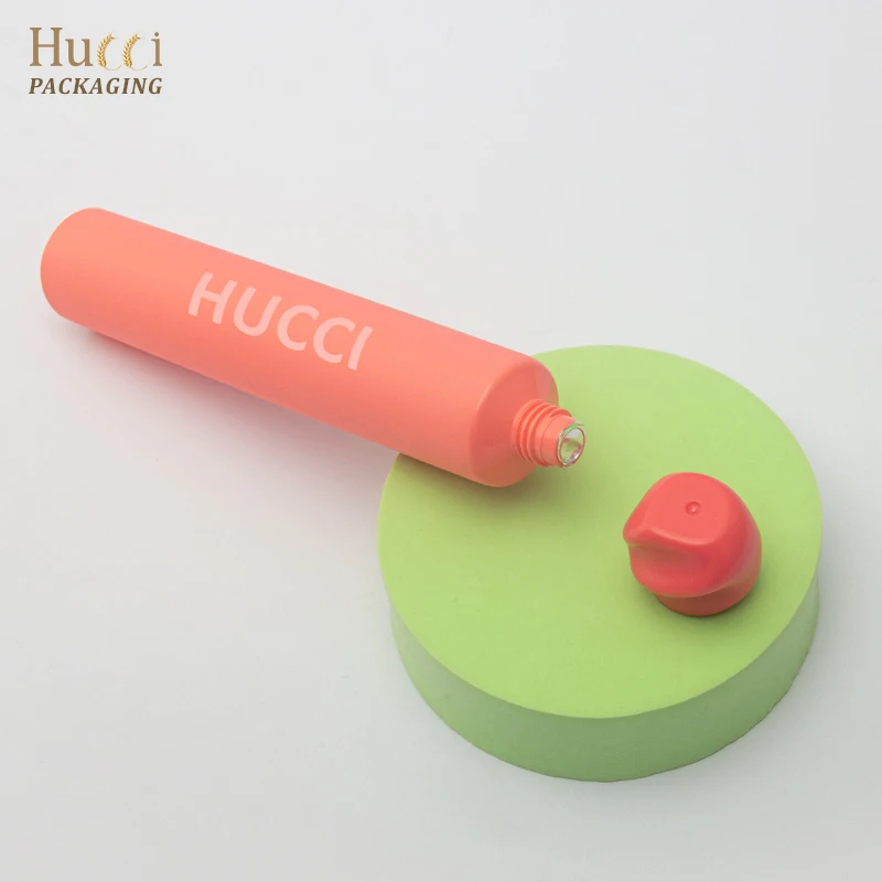 Custom 8oz 30-60ml Cosmetic Empty Soft Pink Squeeze Tube Packaging Body Hand Cream Lotion Tube with Screw Cap
