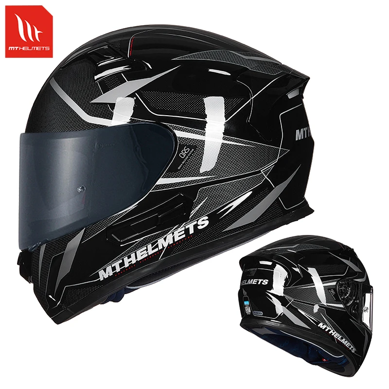 MT Brand KRE SV Fiberglass Helmets Double Shield Anti Fog