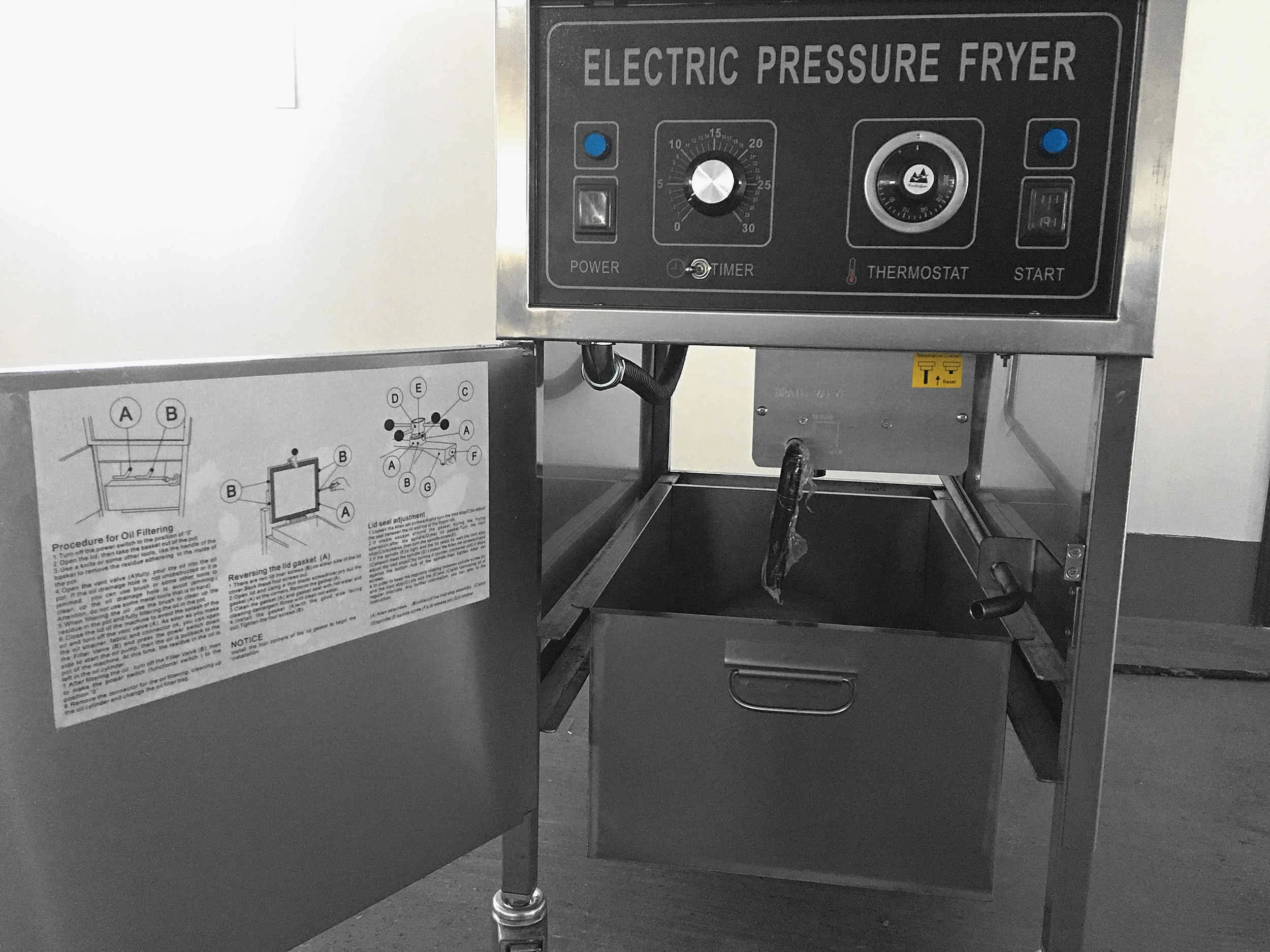 Gas pressure fryer MDXZ-25C - ccmmachine