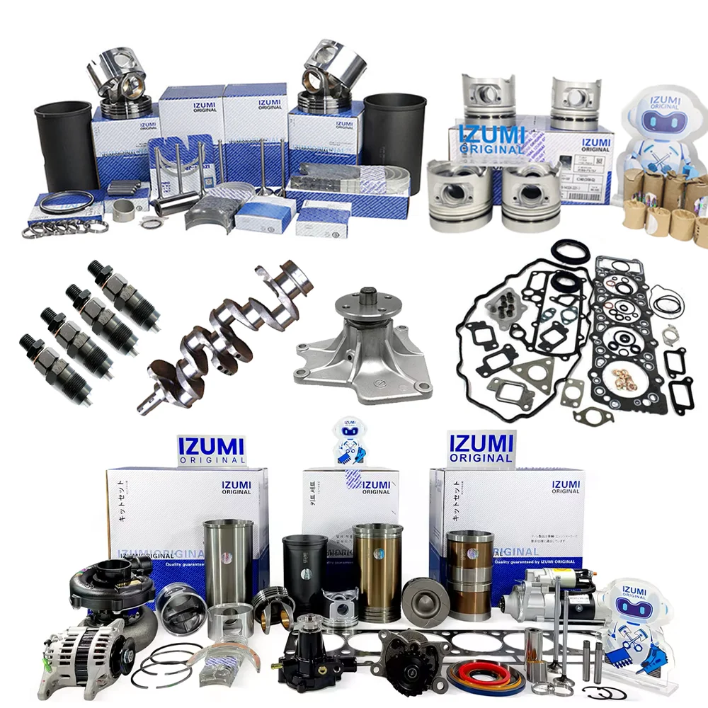 IZUMI ORIGINAL 4D56 4D33 4D34 4D32 4D35 4D31 L3E Overhaul Engine Spare Parts Rebuild Liner Kit for MITSUBISHI