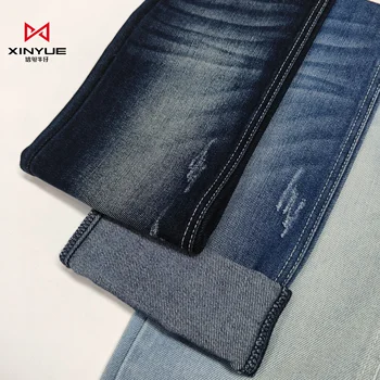 Black Right Twill 80% Cotton Denim Fabric For Jeans 7.6Oz High Quality Clothing Fabric Wholesale