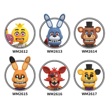 Five Nights at Freddy's Mini Action Figures & Building Blocks Set