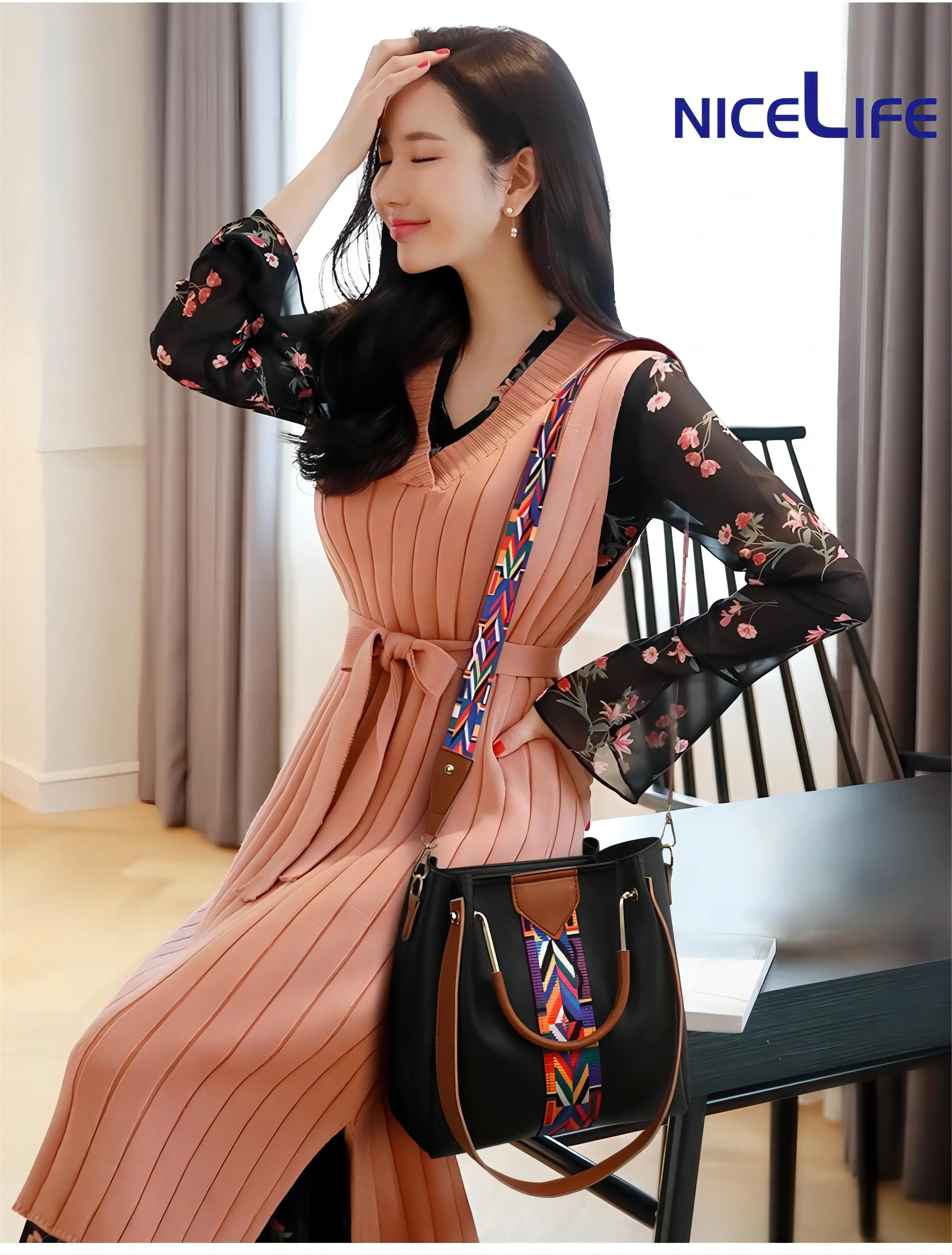 Nicelife 2025 Hot Selling 4 Pieces Purse and Wallet Set for Women