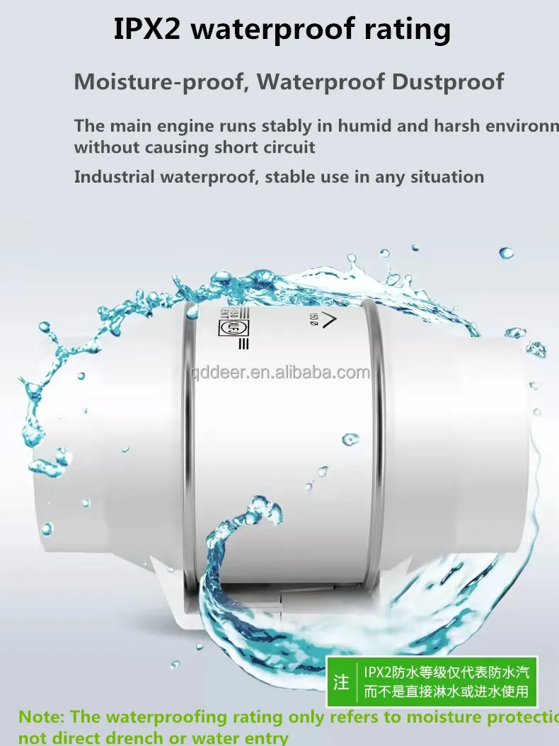 Oblique Flow Pipe Fan, DER-HF, 350M3, 0.2 - detail 2