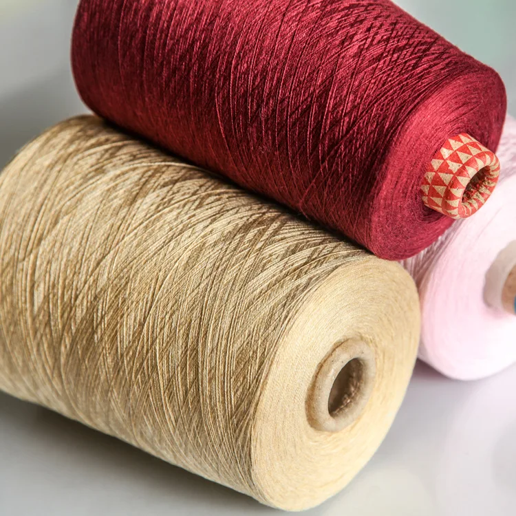 Hot Sale 48NM/2D 50%Viscose 22%Nylon 28%PBT Blended Dyed Yarn