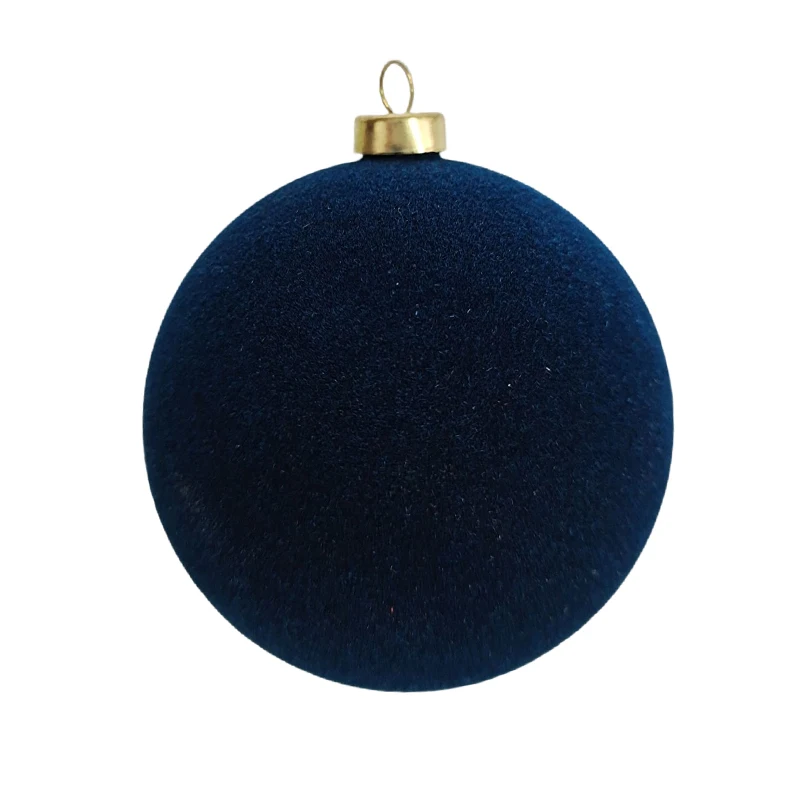 Wholesale Christmas Ornaments Festive Luxury Color Ball Velvet Soft