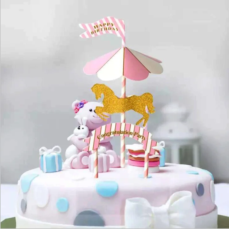 3D Carousel Birthday Card – Meri Meri