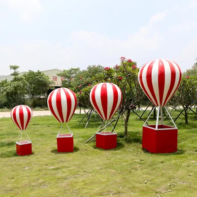 Source Window Display Fiberglass Balloons Sculpture Hot Air Balloon  Decorative Props on m.