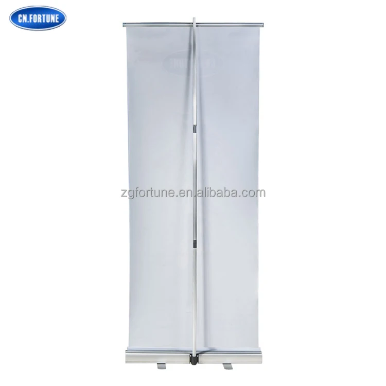 Scrolling Roll Up Banner Stand Economical Plastic Pvc Display Standing