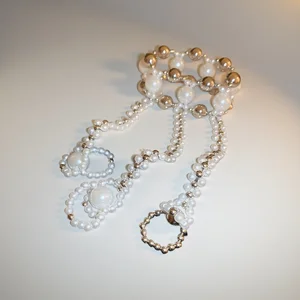 Muxcor Factory Custom Pearl Beaded Bracelet Classic Trendy Fashion Wedding Jewelry for Women Girls Gift