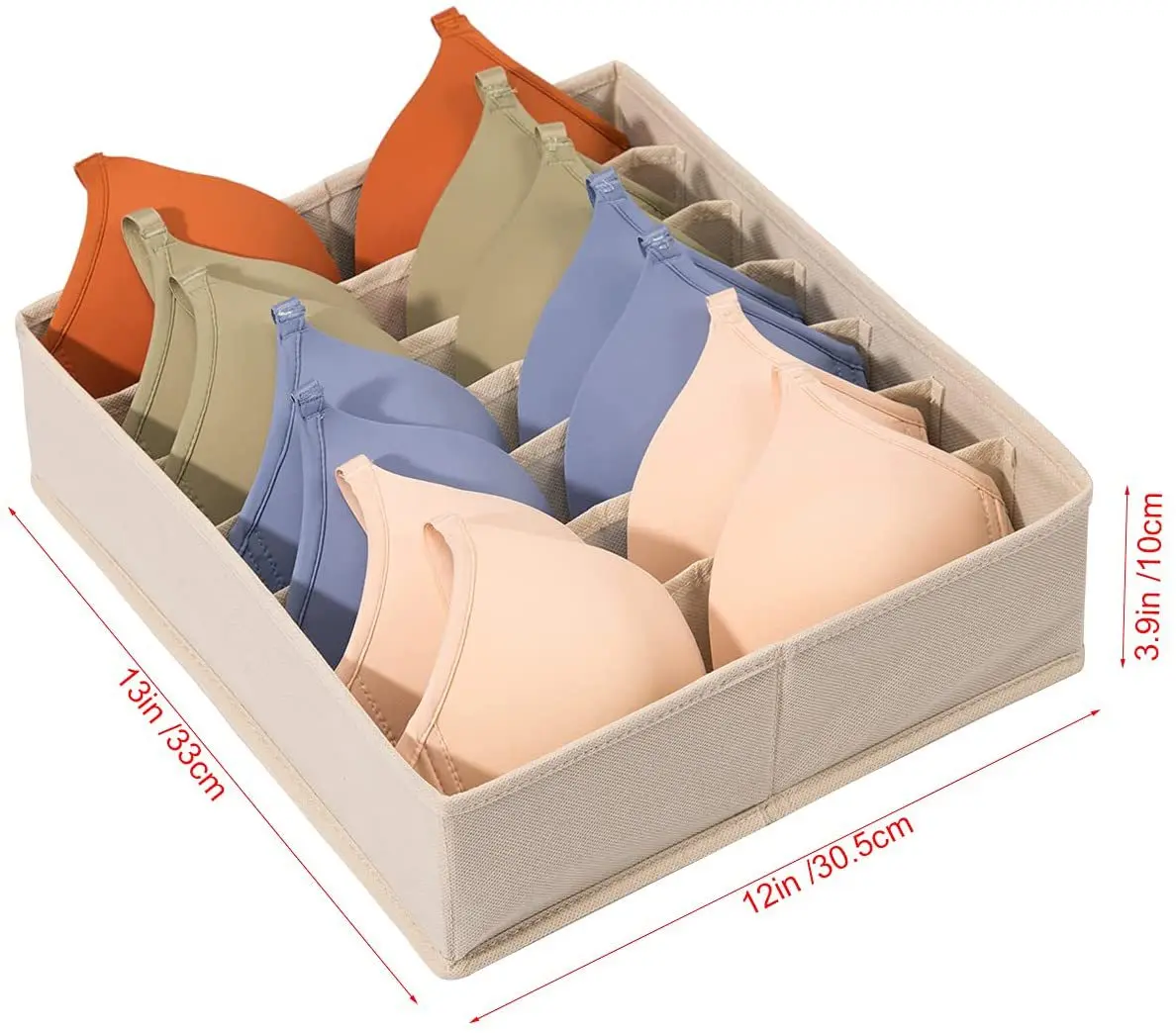 New drawer type divided underwear storage four-piece set of multi-cell saving organizer factory wholesale factory