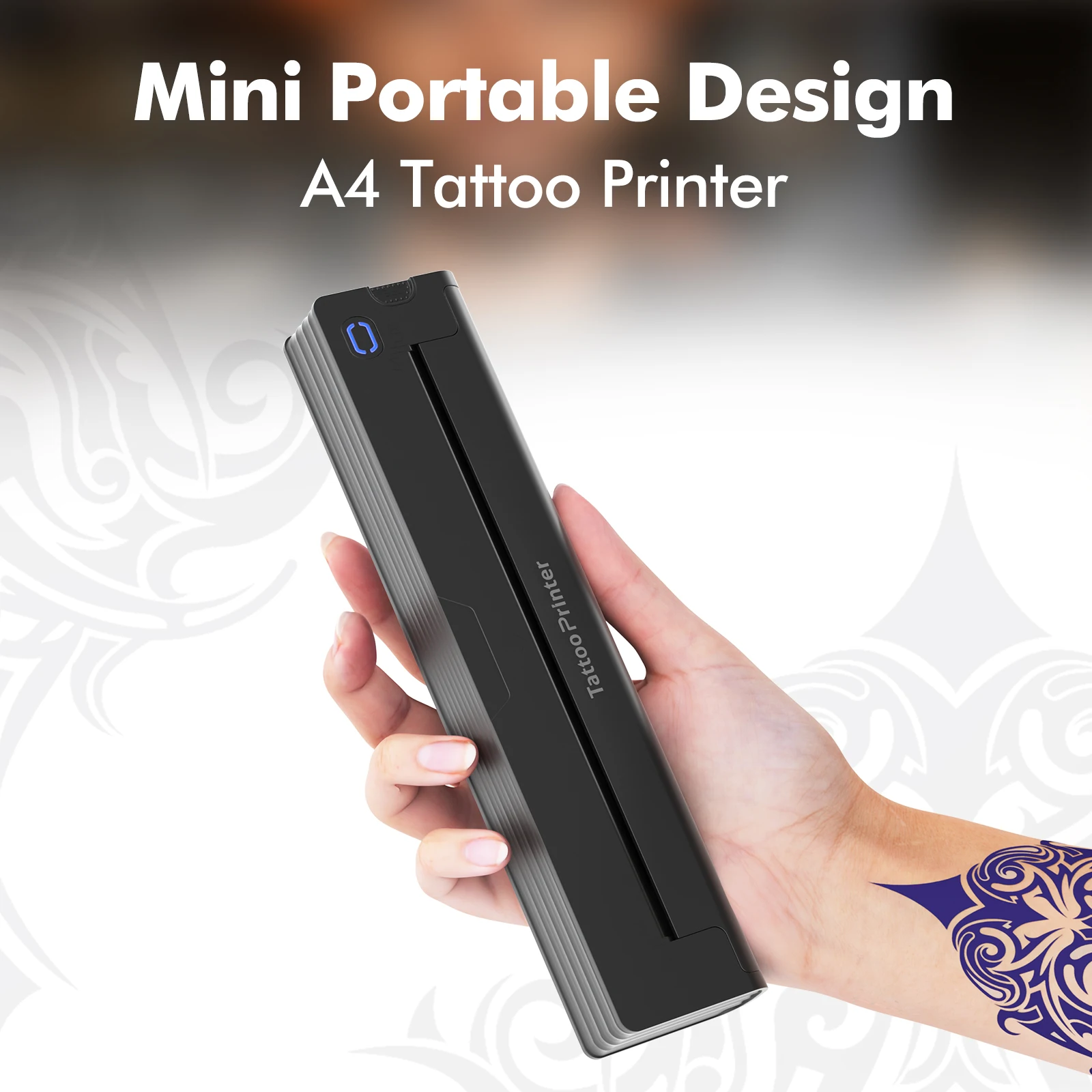 LUCK JINGLE Thermal Tattoo Stencil Printer Impresora Tattoo Machine Compatible for Phone and Computer4