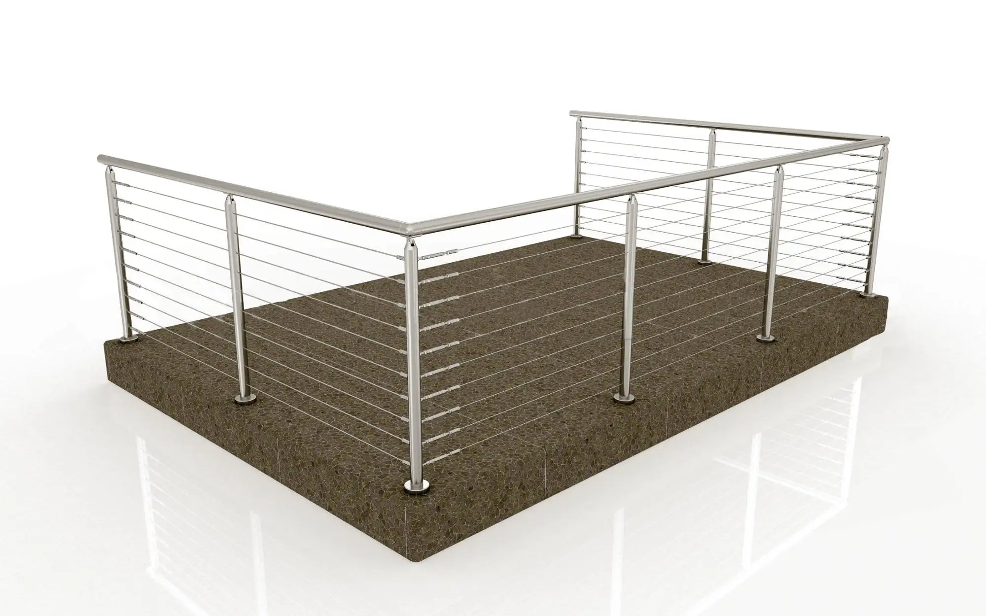 Quick Railing Systems TAKA System De Garde-corps De Cable Quick Connect Wire Cable Railing ...