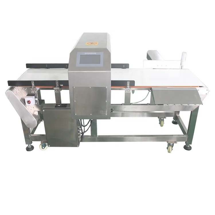 COSO Touch Screen Metal Detector for Wood Chipper with Conveyor Belt