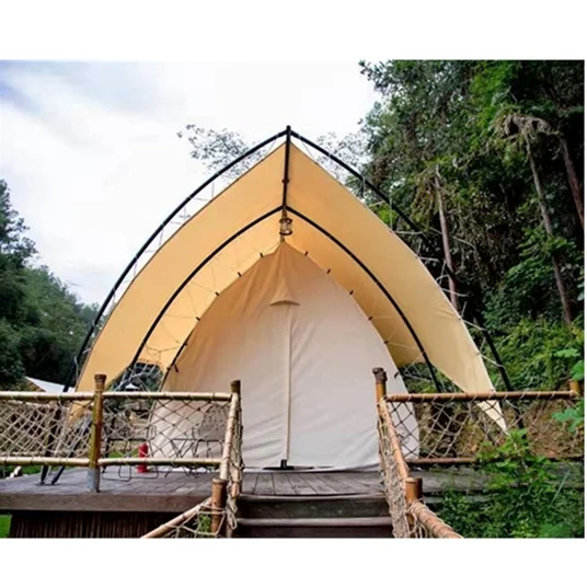 Custom Latest Design Beautiful Pvc Architecture Camping Luxury Living Home Glamping Hotel Resort Tent for Resort