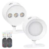 blanc - 3 LED - paquet de 2