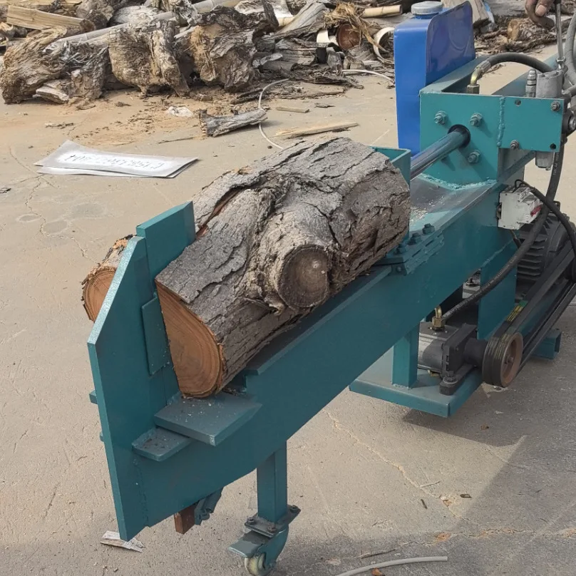 TEBAK Mini Hydraulic Home Log Splitter: Compact Wood Splitting Machine