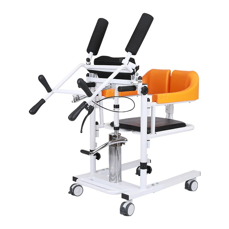 Multi-Functional Home Hydraulic Lift Paralysed Elderly Care Transfer Device Lift Disabled Bathing Commode Chair Transfer Chair