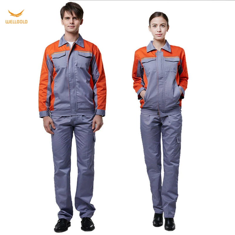 Promotional Cheap UnisexDesigner Electrical Engineering Mechanical Repairmen Workshop Wear Uniforms Work Clothes Jacket