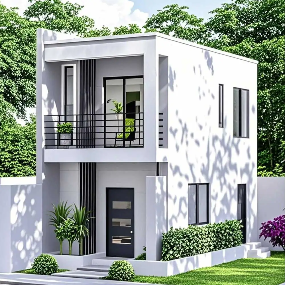 Picture of Contemporary Industrial-Style Prefabricated Modular Apartment Building