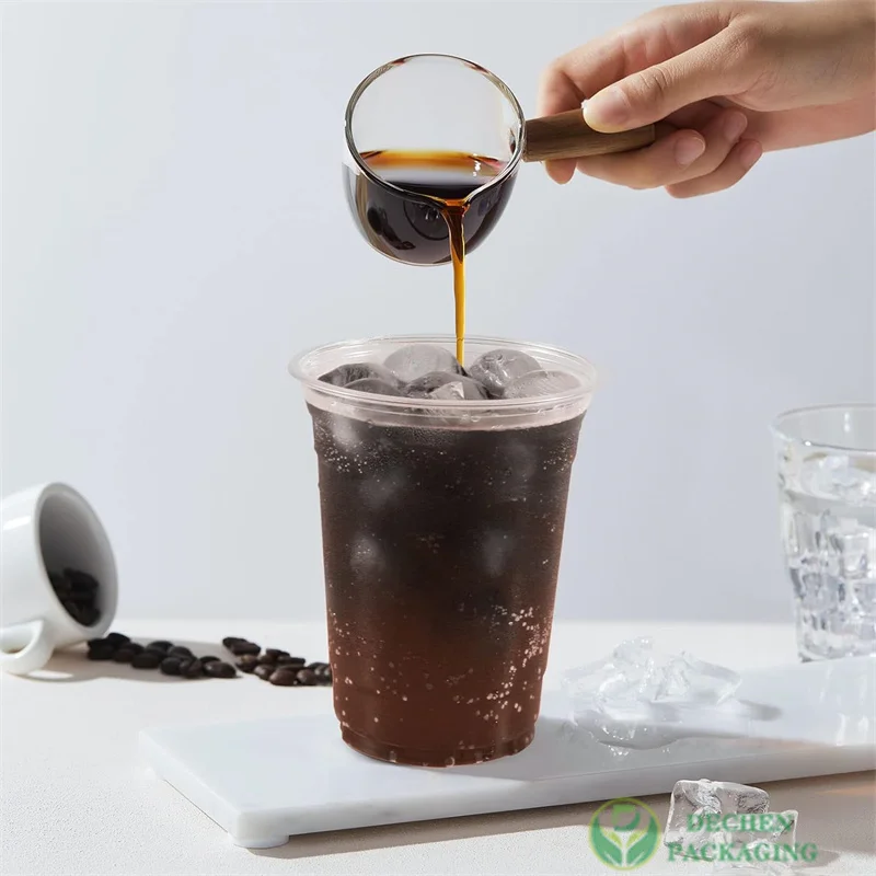 Cocktail Plastic Cups Takeaway Coffee Cup Plastic