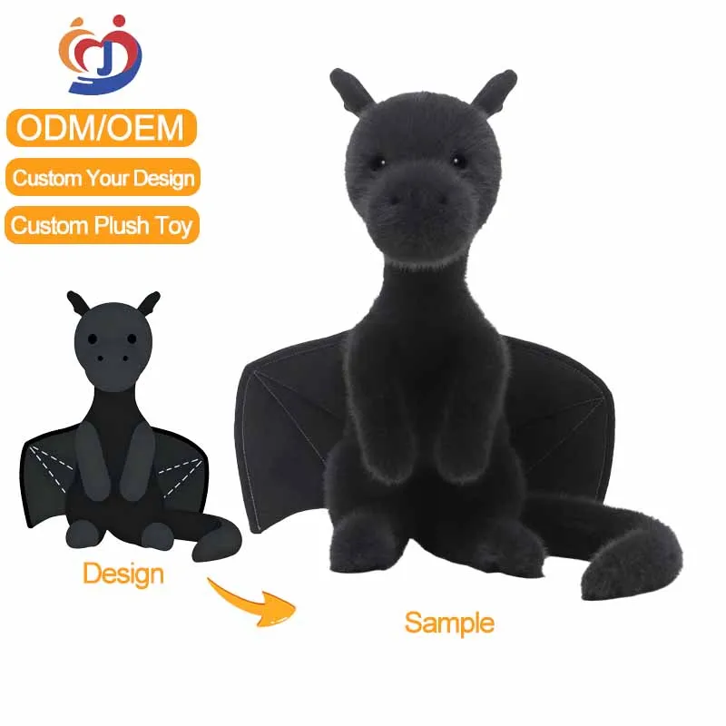 Fabricante profissional de brinquedos de pelúcia personalizados: pelúcia de dragão personalizada e aconchegante, ideal para empresas e mascotes