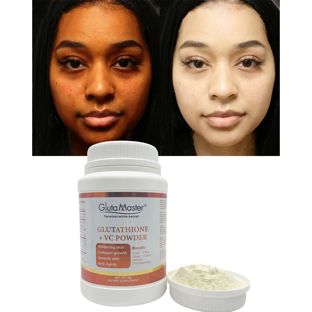 Gluta Master 1KG Glutathione & Vitamin C Bubuk Pemutih Kulit Menghaluskan  Kulit 100% Alami Rasa Enak Isolat Protein Bubuk| Alibaba.com