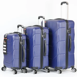 Factory Wholesale Hot Sale Travel Trolley Luggage Sets ABS  Material 20/24/28 Inch Waterproof Hard Shell Retractable Suitcase