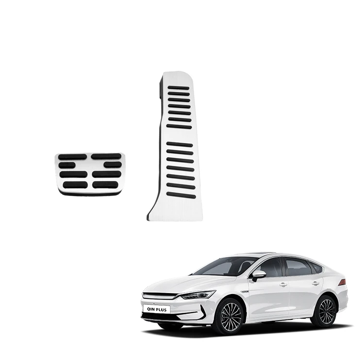 Auto Accelerator and Brake Pedal for BYD Qin Plus Accessories Stainless Steel Foot Pedal Accelerator Covers Interior Accessories