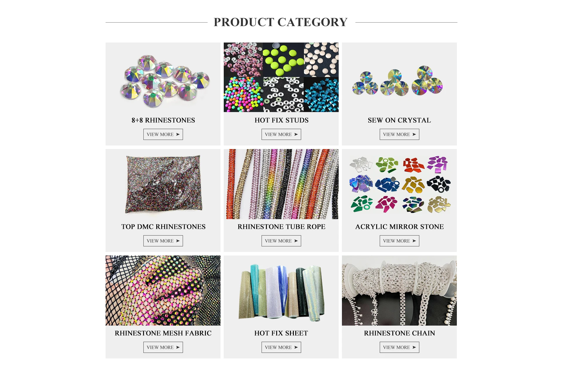 Guangzhou Lucky Garment Limited - Nailart Crystal, Sew on Crystal