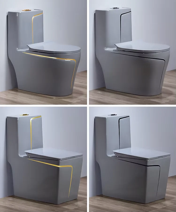 Modern luxury sanitary ware bathroom commode wc one piece water closet floor mounted ceramic toilet manufacture