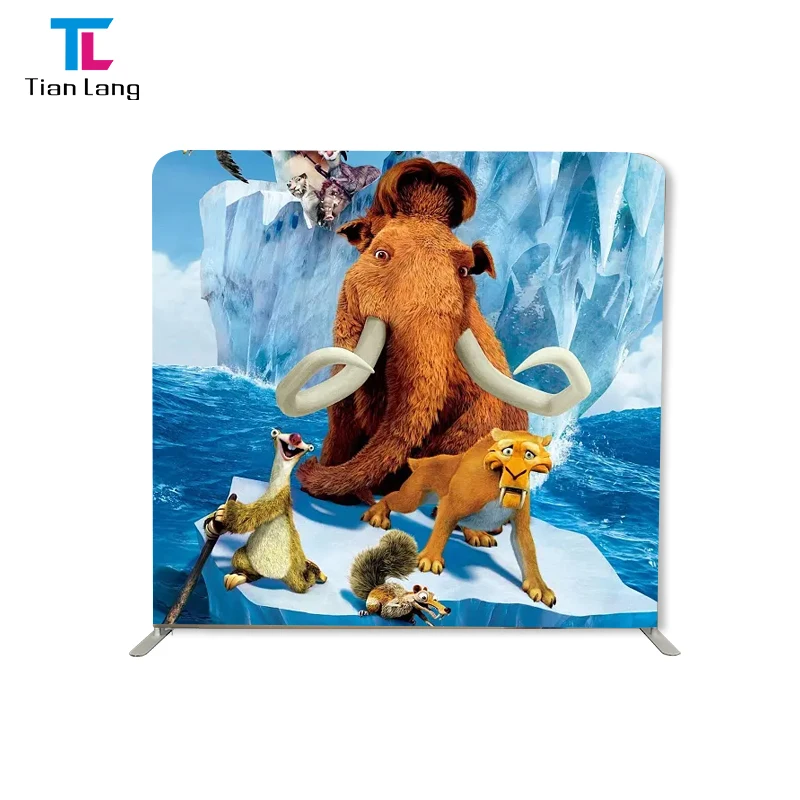 Tian Lang 8 jalga, 10 jalga, 20 jalga kiirelt installitav põhjendunud polüesterlakanaga eventide taust, piduks