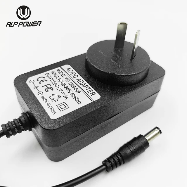 US/EU/UK/AU universal adapter  12v 2amp adaptor 24W  led drivers 12v ac/dc power supply variable 12v 2a power adapte/