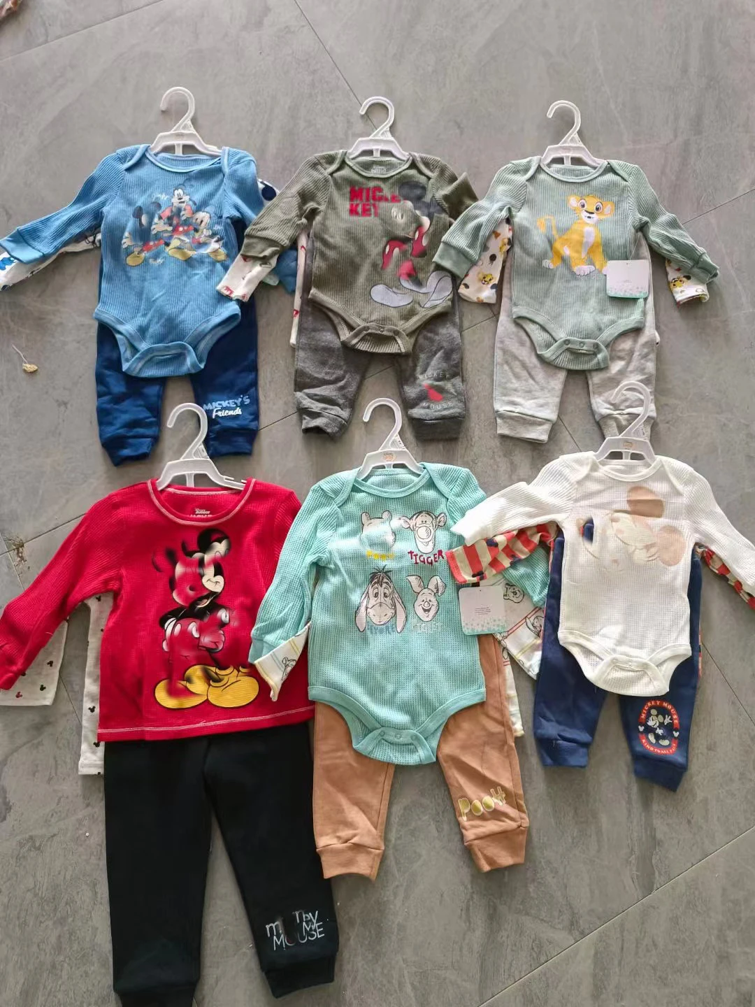 Wholesale Apparel Stock From Bangladesh Branded Cotton Baby Clothes Set