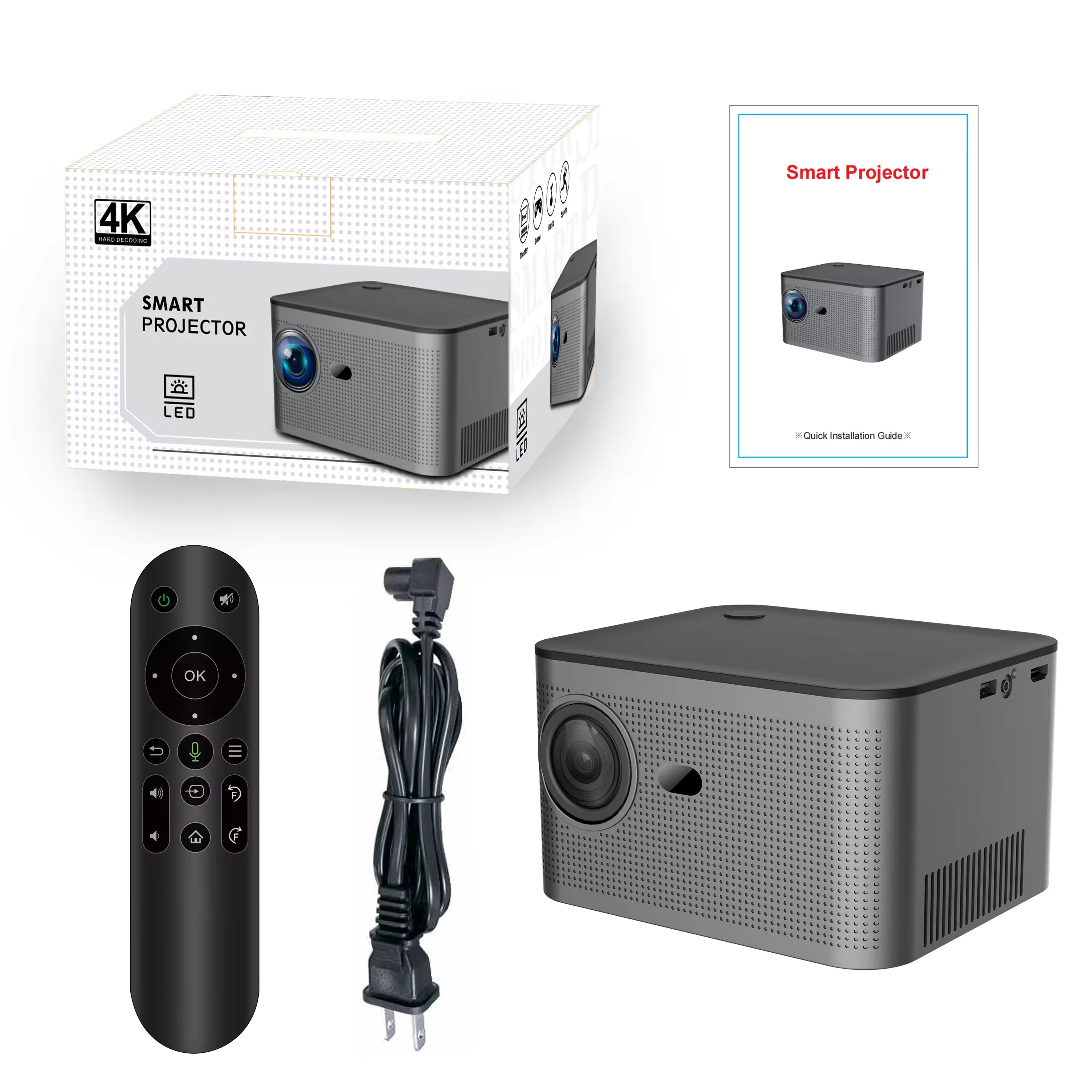 HY350 4K Mini Video Projector - Android 11 Smart Proyector