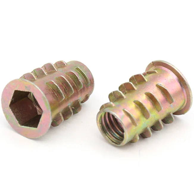 镀锌钢双螺纹螺钉家具连接固定定位销木螺钉