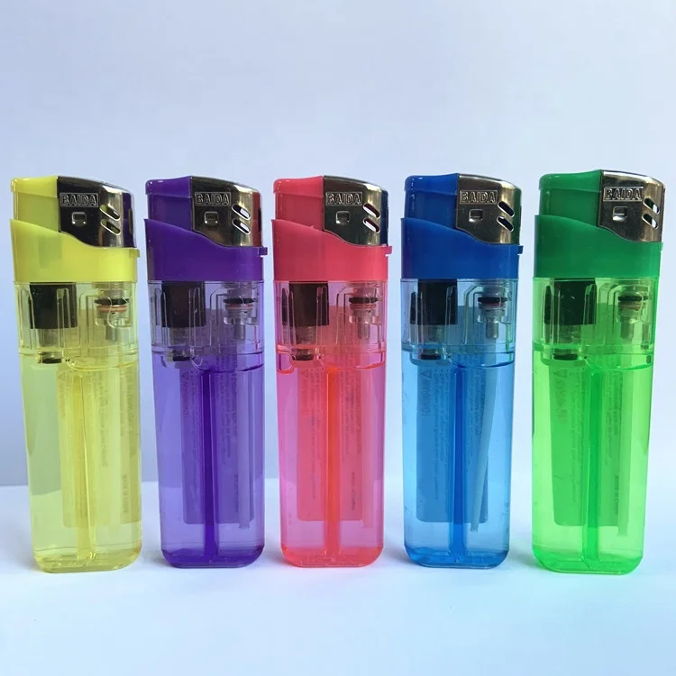 Factory customize electronic disposable gas rechargeable electric lighter