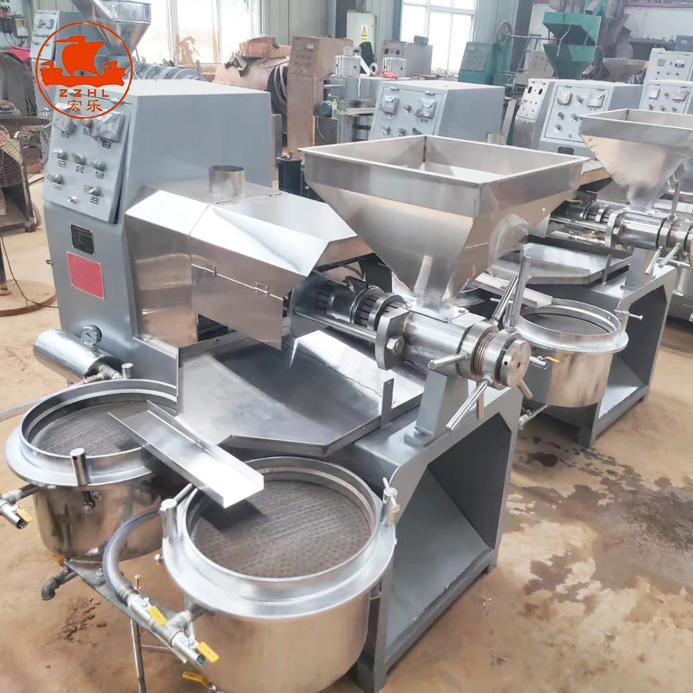 Commercial Cold and Hot Press Soybean Groundnut Coconut Sunflower Oil Press Machine Oil Mill Making Pressing Extracting Machine supplier