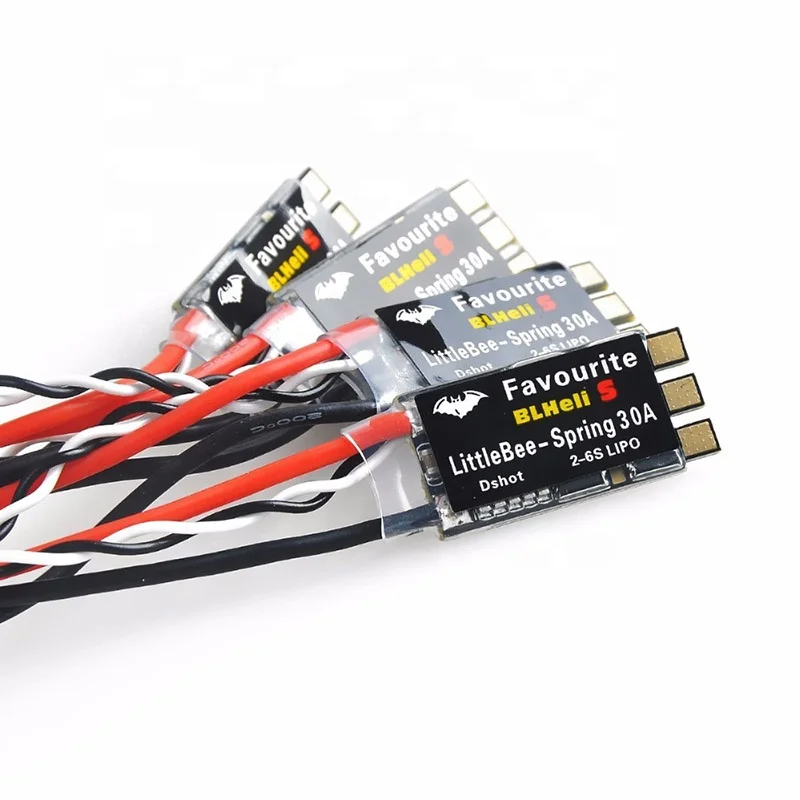 ESC BLHeli-S 30A – Contrôleur De Vitesse Sans Balais Pour Drone FPV, Quadcopter, Avion – 2-6S Lipo