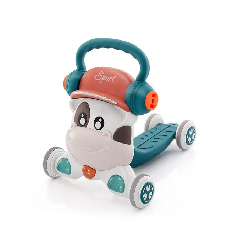 2022 New Arrival 3 in 1 Simple Baby Walker for Stroller Pram Toy Roller Car Musical Kids Babies Boy Girl with Music